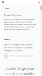 Mobile Screenshot of makemassive.com