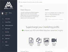 Tablet Screenshot of makemassive.com